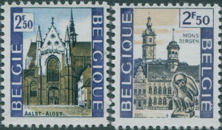 Belgium 1971 SG2240-2241 Tourist Publicity set MNH