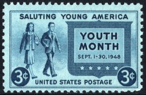 SC#963 3¢ Youth Month Single (1948) MNH