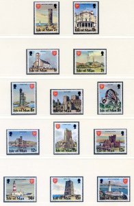 1977 Isle of Man SG111/128 Landmarks Set Unmounted Mint