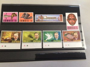 Zambia vintage mounted mint or used stamps Ref 66477