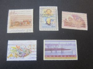 Australia 1990 Sc 11891e,1226,1232,34,48 FU