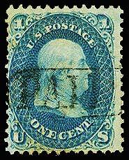 U.S. 1861-66 ISSUES 63  Used (ID # 3211