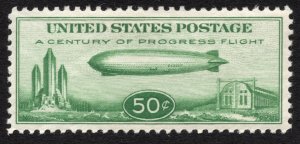 MNH 1933 Baby Zeppelin Airmail Postage Stamp, Scott #C18**  (c)