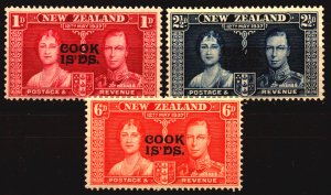 Cook Islands Scott # 109 - 111 Unused NH