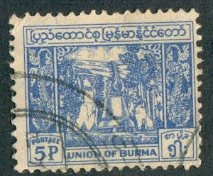 Myanmar (Burma) #142 used single