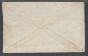 US Sc 64 pink used on 1861 small Lady's Envelope, PF Cert