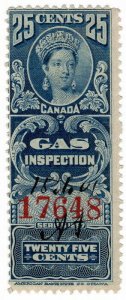 (I.B) Canada Revenue : Gas Inspection 25c