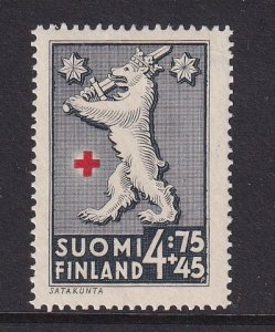 Finland  #B53   MH  1942  Red Cross  Coats of Arms  4.75m
