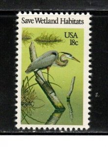 1921  * SAVE WETLAND HABITATS *   U.S. Postage Stamp MNH