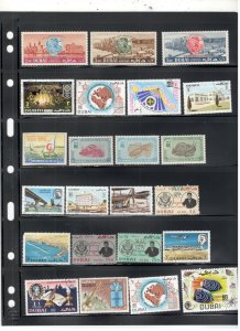 DUBAI COLLECTION ON STOCK SHEET MINT/USED