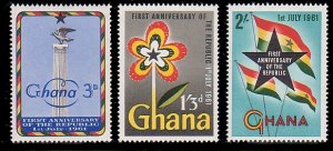 Ghana 98 - 100 MNH