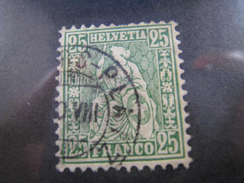 SWITZERLAND - SCOTT # 55a -  Used