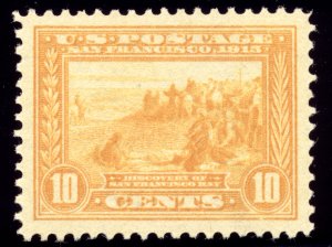 US 400 10c Panama Pacific Expo 1913 Francisco Bay perf 12 PSAG grade 95 NH