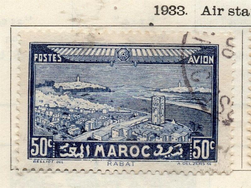 Morocco 1932-33 Early Issue Fine Used 50c. 309693