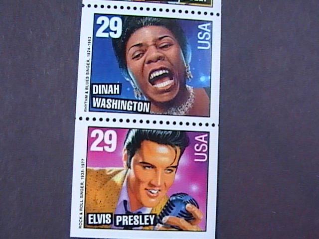 U.S.# 2731,2735-2737(2737b)-MINT/NH-BOOKLET PANE OF 4--AMERICAN MUSIC--1993