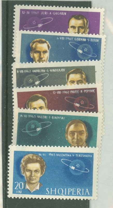Albania #680-685 Mint (NH) Single (Complete Set) (Space)