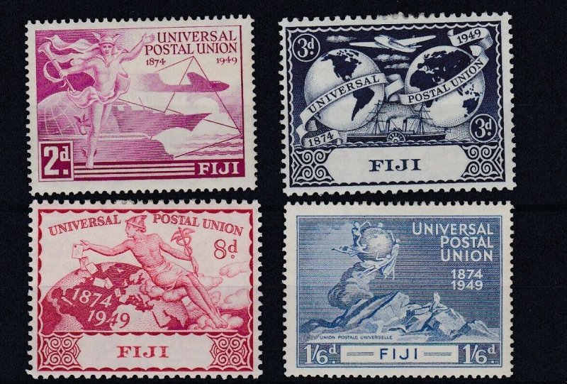 FIJI   1949  UPU SET OF 4  MH 