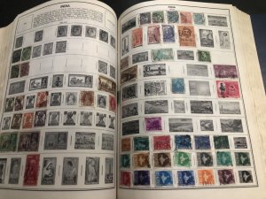 STATESMAN DELUXE STAMP ALBUM Lots Of Nice Stamps Might Find Some Gems