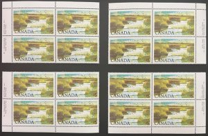 Canada 937 Plate Blocks Matched Set No. 1 VF MNH