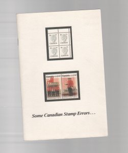 KASIMIR BILESKI stapled paperback SOME CANADIAN STAMP ERRORS