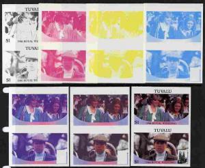 Tuvalu 1986 Royal Wedding (Andrew & Fergie) $1 set of...