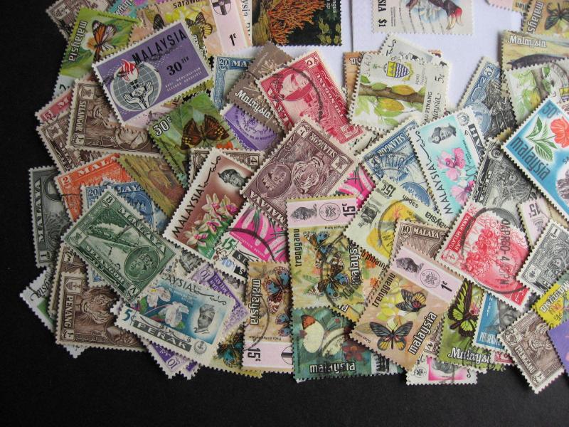 Hoard breakup mixture 150 MALAYA/MALAYSIA Duplicates & mixed condition