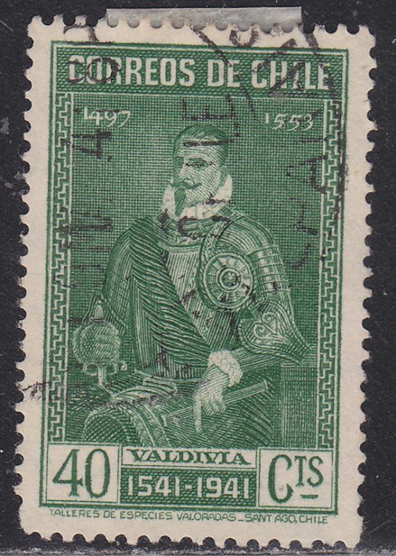 Chile 212 Spanish Conquistador Pedro de Valdivia 1941