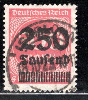 Germany Reich Scott # 259, used, exp h/s