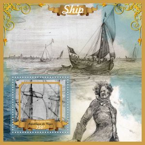 Stamps, Sailing Ships , 6 sheets perforated MNH**