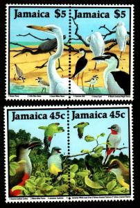 Jamaica 679-682 Mint NH Birds!