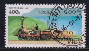 Laos 1308 Adler, Steam Locomotive 1997