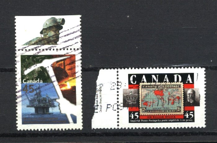 Canada #1721-22    -4   used VF  1998 PD