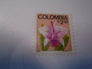 Flowers :  Colombia  #  862  MNH