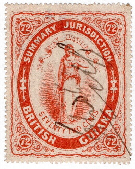 (I.B) British Guiana Revenue : Summary Jurisdiction 72c (1865)