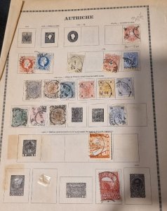 Huge Old Collection Of Europe Stamps. Austria, Germany, Monaco, Chzec used #1079