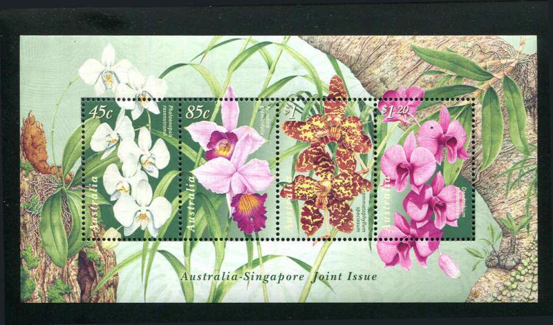 1998 AUSTRALIA ORCHIDS FLOWER Sc 1684  MNH