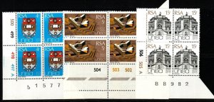 SOUTH AFRICA SG329/31 1973 CENTENARY OF UNIVERSITY OF SOUTH AFRICA BLOCK OF4 MNH