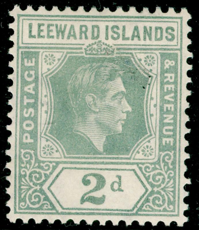 LEEWARD ISLANDS SG103, 2d olive-grey, M MINT.