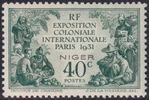 Niger 1931 Sc 73 MH*