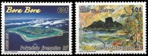 Scott #861-2 Bora Bora MNH