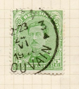 Belgium 1915 Early Issue Fine Used 5c. NW-184323