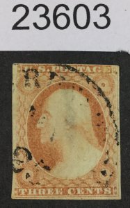 US STAMPS #11 USED LOT #23603