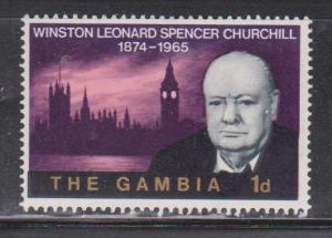 GAMBIA Scott # 212 MH - Sir Winston Churchill