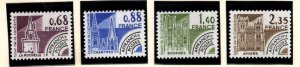 FRANCE Scott 1653-1656 complete MNH** 1979 Towers set.