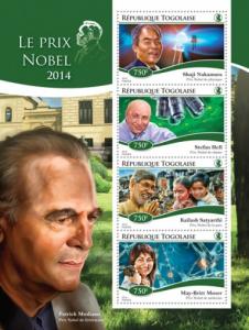 TOGO 2014 SHEET NOBEL PRIZE tg14717a