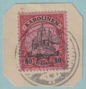 CAROLINE ISLANDS 15  USED - GREAT CANCEL - NO FAULTS EXTRA FINE! - NCS