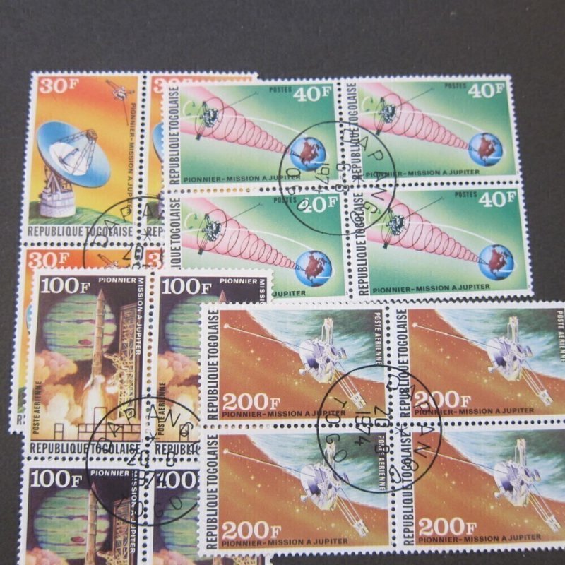 Togo 1974 Sc 878-79,C277-8 CTO space BLK(4) set FU