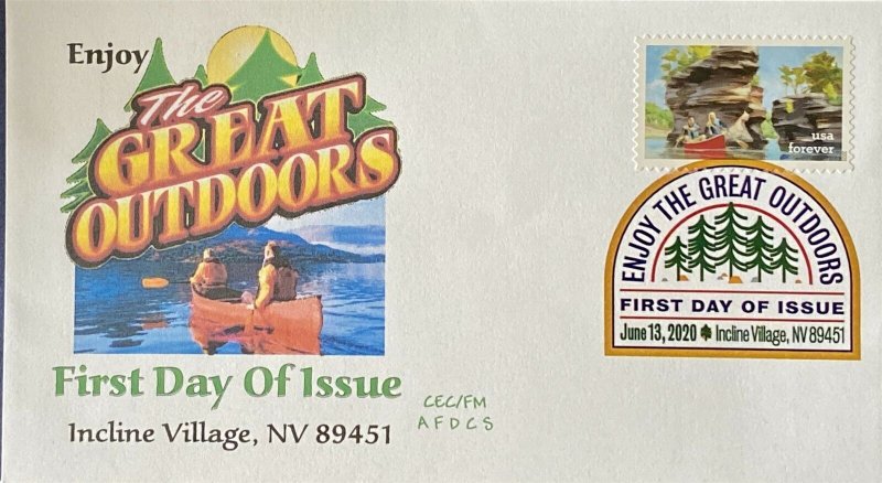 AFDCS 5476 Enjoy Great Outdoors Canoeing DCP Incline Village NV
