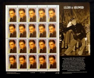 US #3329, 33c James Cagney,  Sheet, VF mint never hinged, Fresh Sheet  STOCK ...