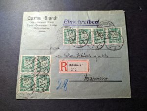 1924 Registered Russia Cover Holzminden to Hannover